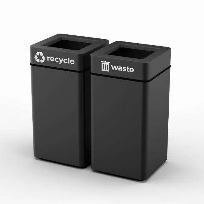 Cubix Series Recycle Wastebasket 20 Gallons