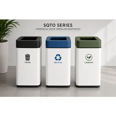 Image for Cubix Series Receptacle - 20 Gallons