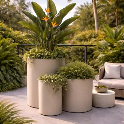 Image for Fresco Customizable Round Planter