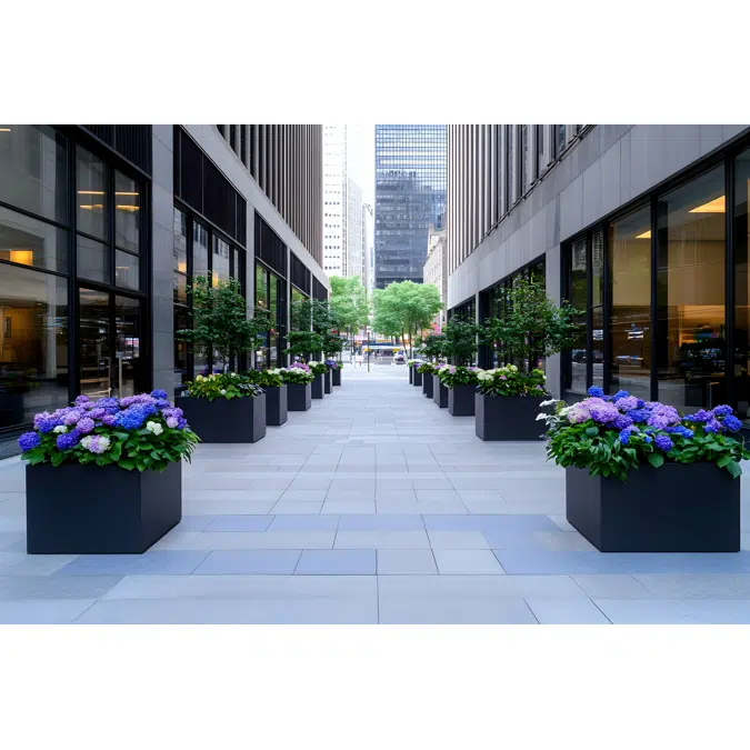 Fresco Customizable Square Planter