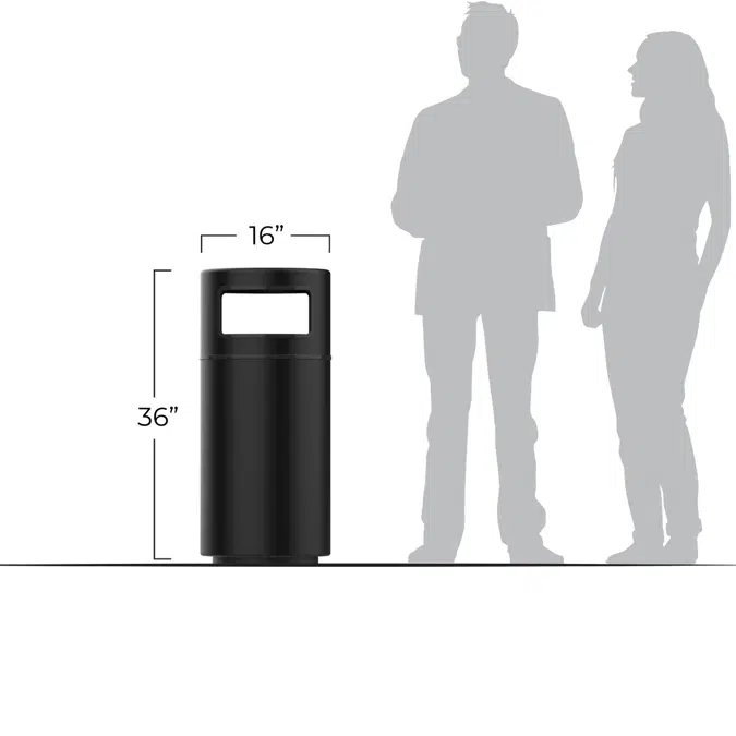 Bola Series Waste Receptacle 20 Gallons