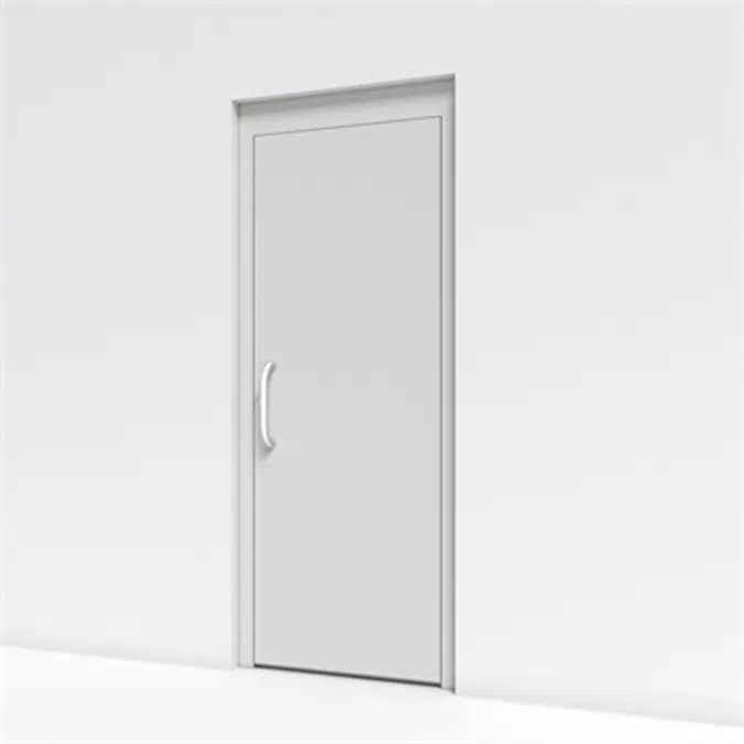 Residential building entrance door