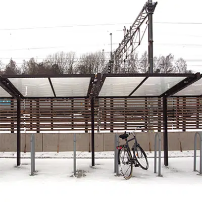 Mobilia bicycle shelter - extension section için görüntü