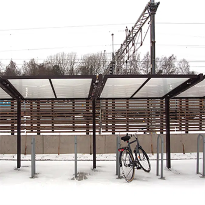 Mobilia bicycle shelter - extension section