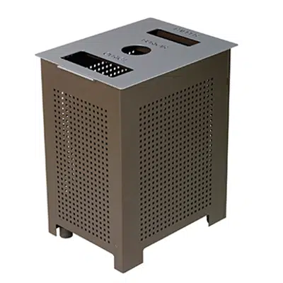 Image for Rekta, litter bin with 3 openings for recycling
