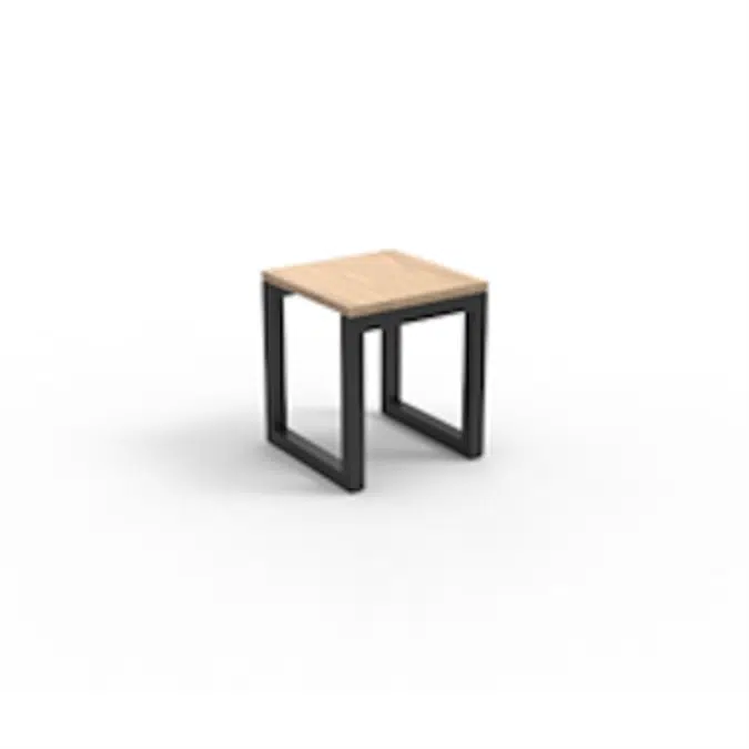 BIM objects - Free download! Minimal bench - 1 seat | BIMobject