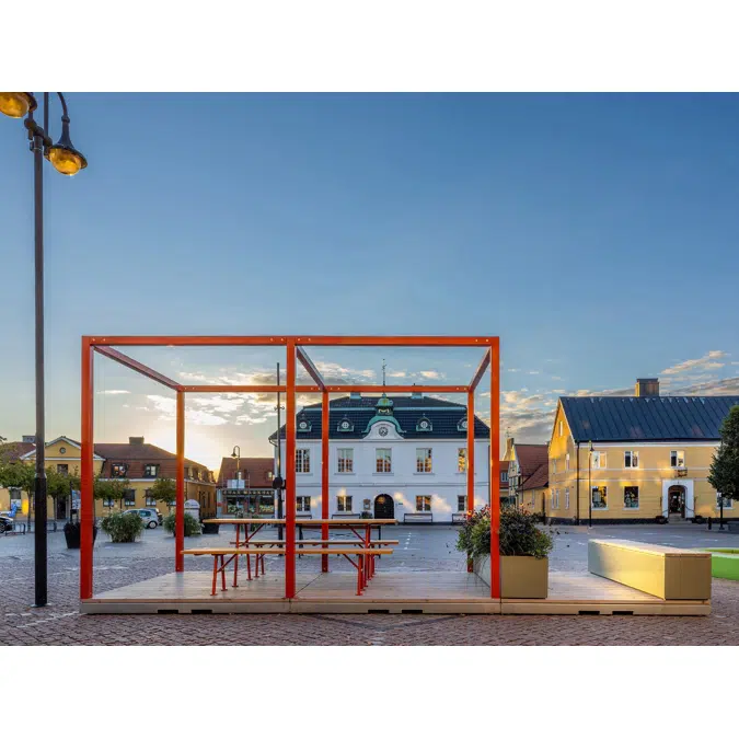 Parklet modular urban space