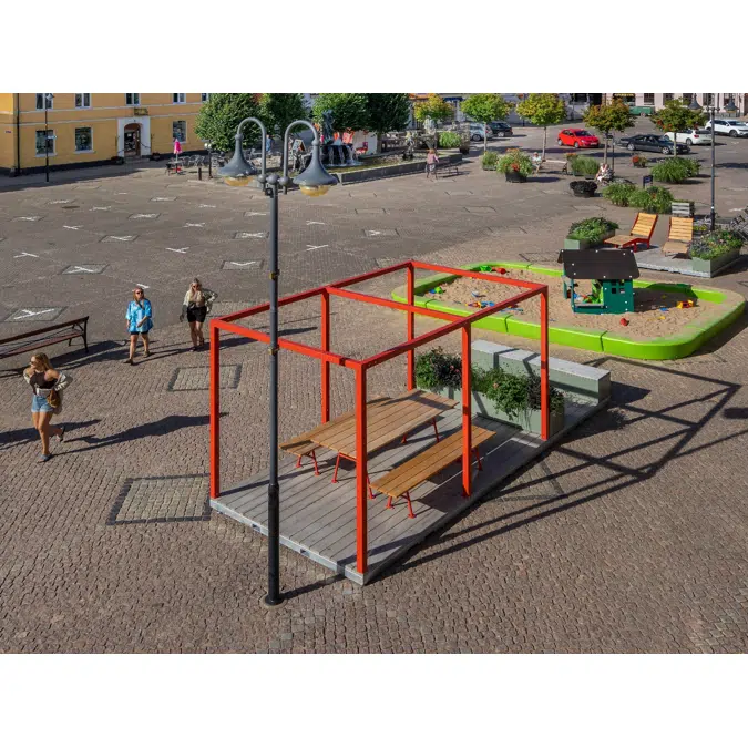 Parklet modular urban space