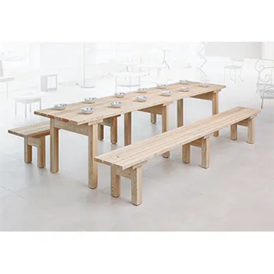 Image for Bakgård bench - 300 cm