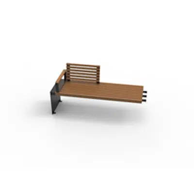 Paxa Light bench - extension section