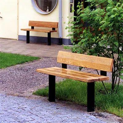 Image for Stadsbänken backed bench - 180 cm