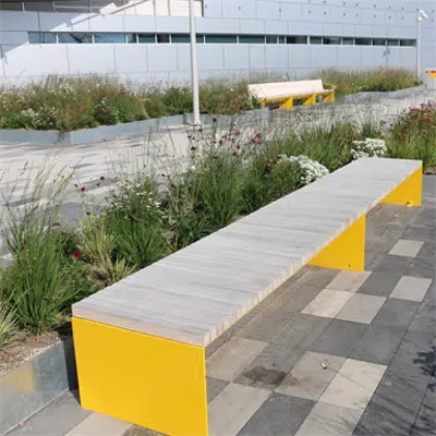 Värtan bench - wide, extension section 