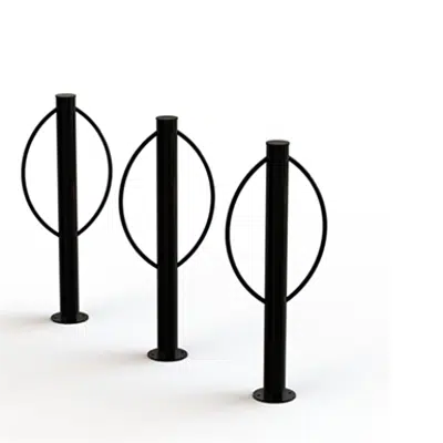 Goggle 2 bicycle bollard