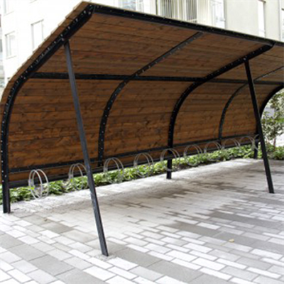 Image for Revet, bicycle shelter start section, 10 bicycles