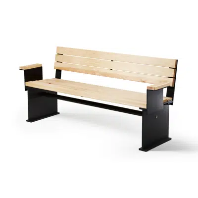 imazhi i Perpendicular park bench