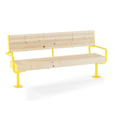 Image for Harads Backed bench