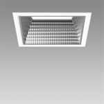echo square led recessed downlight 4000k l190 mm