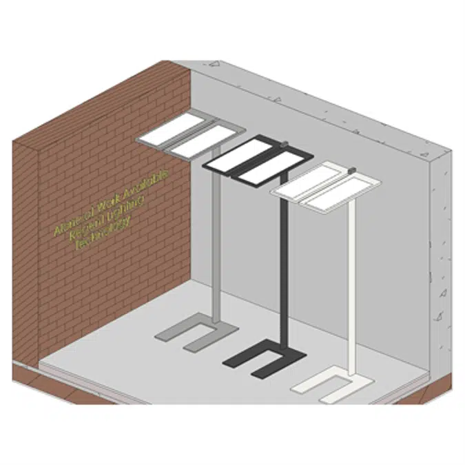 Lightpad LED Freestanding 4000K Europe Two Head S2U2000 mm