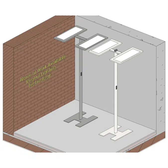 Lightpad LED Freestanding 4000K Europe Two Head CCMH2000 mm