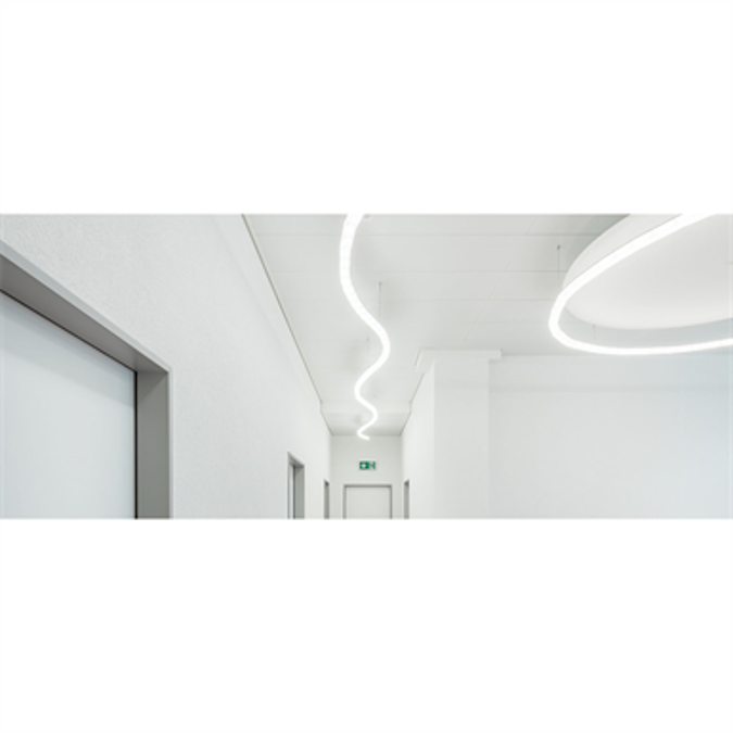 BIM objects - Free download! Wiggle LED Circle Ceiling and wall 4000K ...