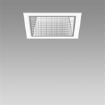 echo square led recessed downlight 3000k l140 mm