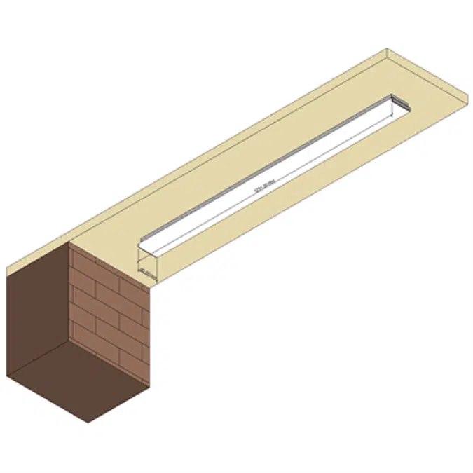 Purelite LED Ceiling and wall mounted 4000K L1231 mm