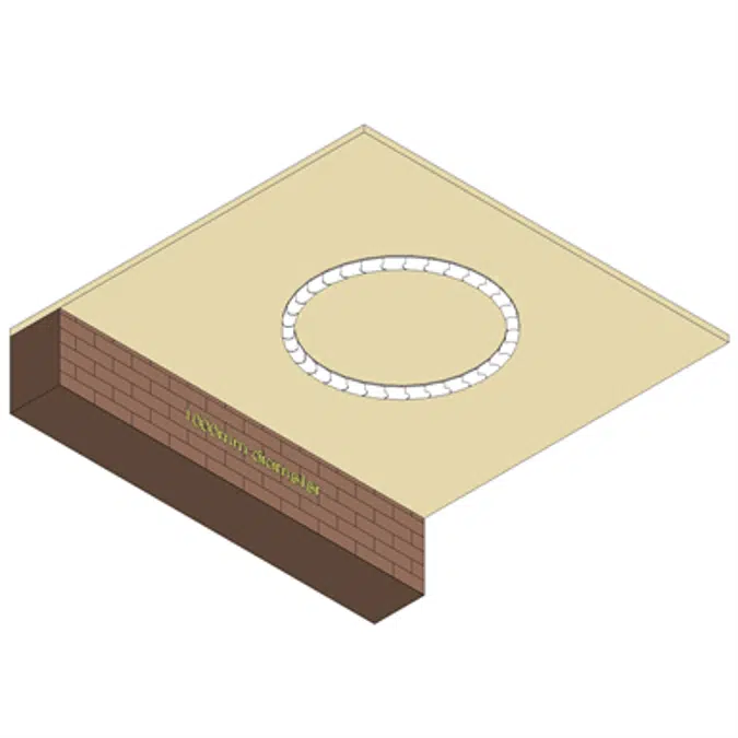 Wiggle LED Circle Ceiling and wall 4000K D1000 mm
