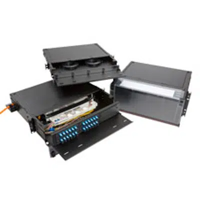 RTS Fiber Enclosure, Rack Mount, Sliding, 1RU, 2RU, and 4RU Configurations Available 이미지