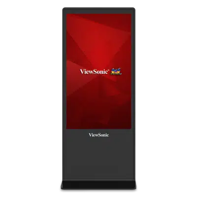 imazhi i ViewSonic® EP5542T 55" Interactive 4K Ultra HD ePoster Free-standing Kiosk Display