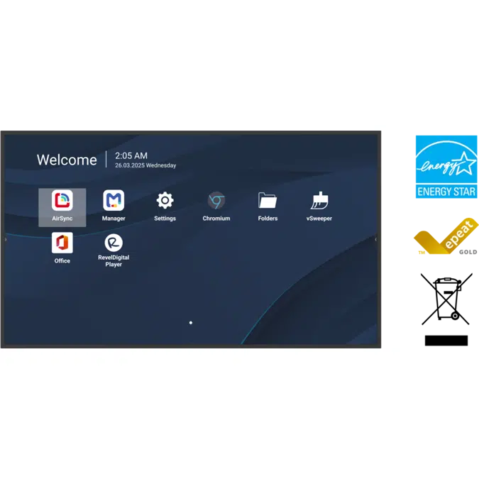 CDE4331-1C 43" 4K Professional Commercial Display with ProAV Integration