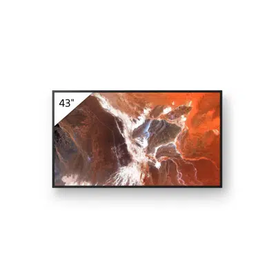 Image for FW-43BZ30P 43” 400 nit 4K HDR professional display with Deep Black Non-Glare Standard, flexible installation and enhanced usability