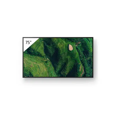 Image for FW-75BZ35P 75” high brightness 500 nit 4K HDR professional display Deep Black Non-Glare Standard and IP5X dust resistance