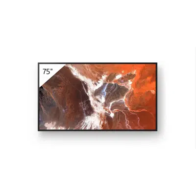 Image for FW-75BZ30P 75” 400 nit 4K HDR professional display with Deep Black Non-Glare Standard, flexible installation and enhanced usability