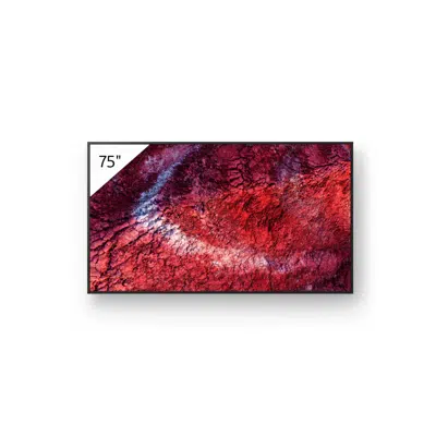 FW-75BZ40P 75” very high brightness 700 nit 4K HDR professional display with unique Deep Black Non-Glare Premium and IP5X dust resistance 이미지