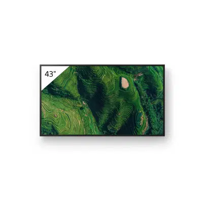 Image for FW-43BZ35P 43” high brightness 500 nit 4K HDR professional display with Deep Black Non-Glare Standard and IP5X dust resistance