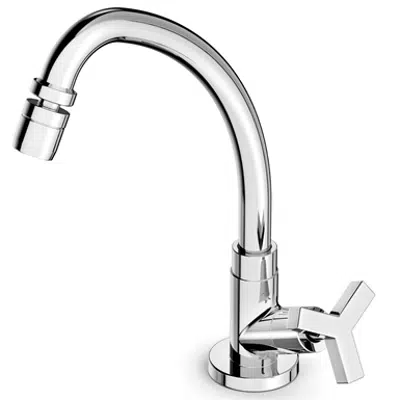 Image pour UP deck sink tap swivel spout