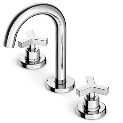 Image for UP deck basin mixer high spout
