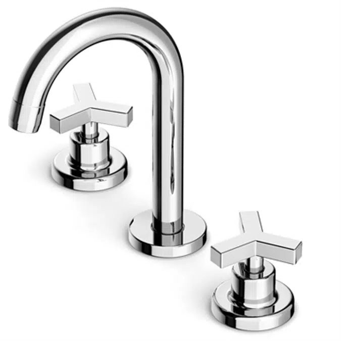 UP deck basin mixer high spout