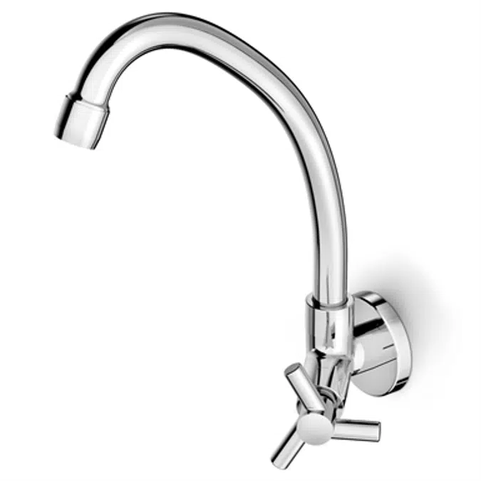 CELITE ONE wall sink tap swivel spout