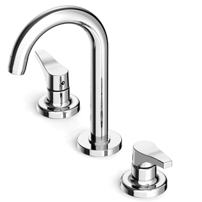 Image for LIKE deck basin mixer high spout