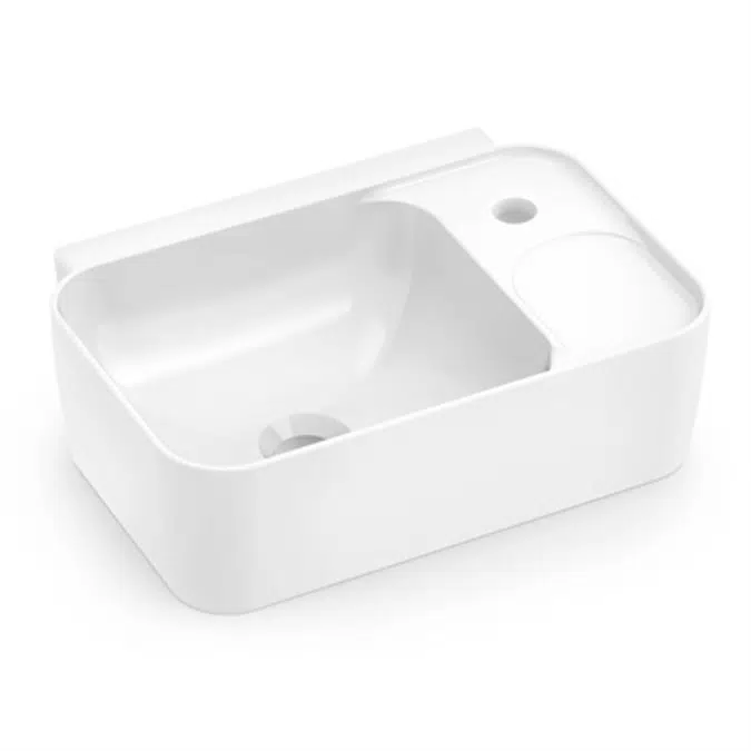 CELITE countertop and wall-hung basin 400x300