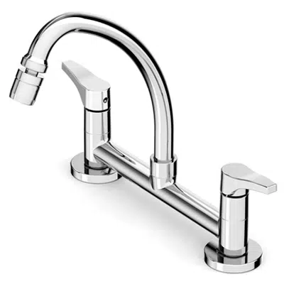 Image for LIKE deck sink mixer swivel spout