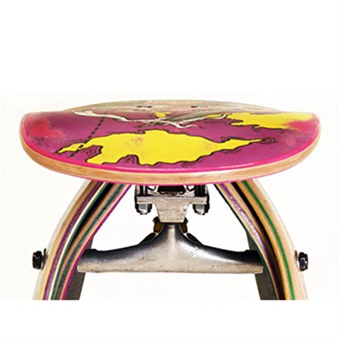 Deckstool Recycled Skateboard Stool