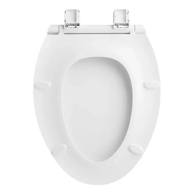 Heavy Duty Slow-Closing Elongated Toilet Seat - White - SHTSHEC2000