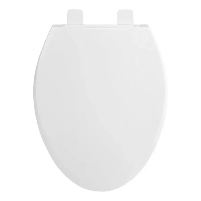 Heavy Duty Slow-Closing Elongated Toilet Seat - White - SHTSHEC2000