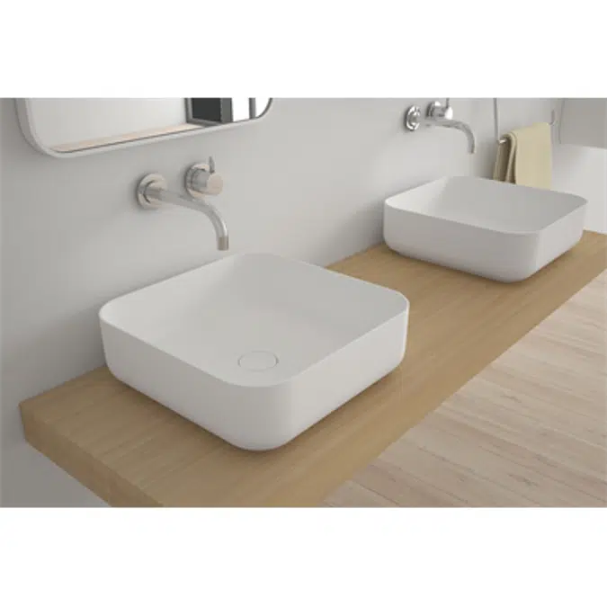 BETACRYL Lavabo a bordo sottile BB A 5538 R