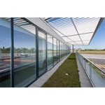 curtain wall - kadrille aa100 50mm drainage by volume glassware