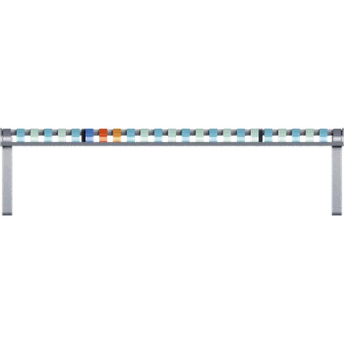 Public backless benches, PASTEL