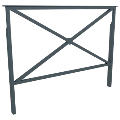 imagen para Public barrier with square posts – SYNERGIE