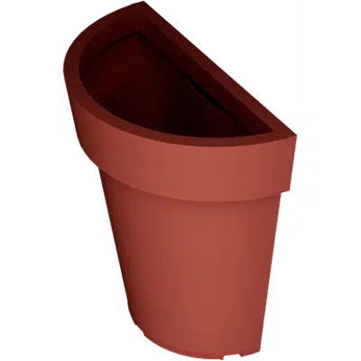 Image for Recyclable plastic Flower pot – Half Extravase